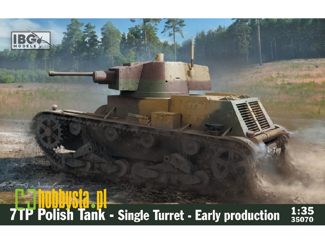 7TP - polski czołg jednowieżowy - wczesna produkcja - zdjęcie 1 7TP - polski czołg jednowieżowy - wczesna produkcja - zdjęcie 1