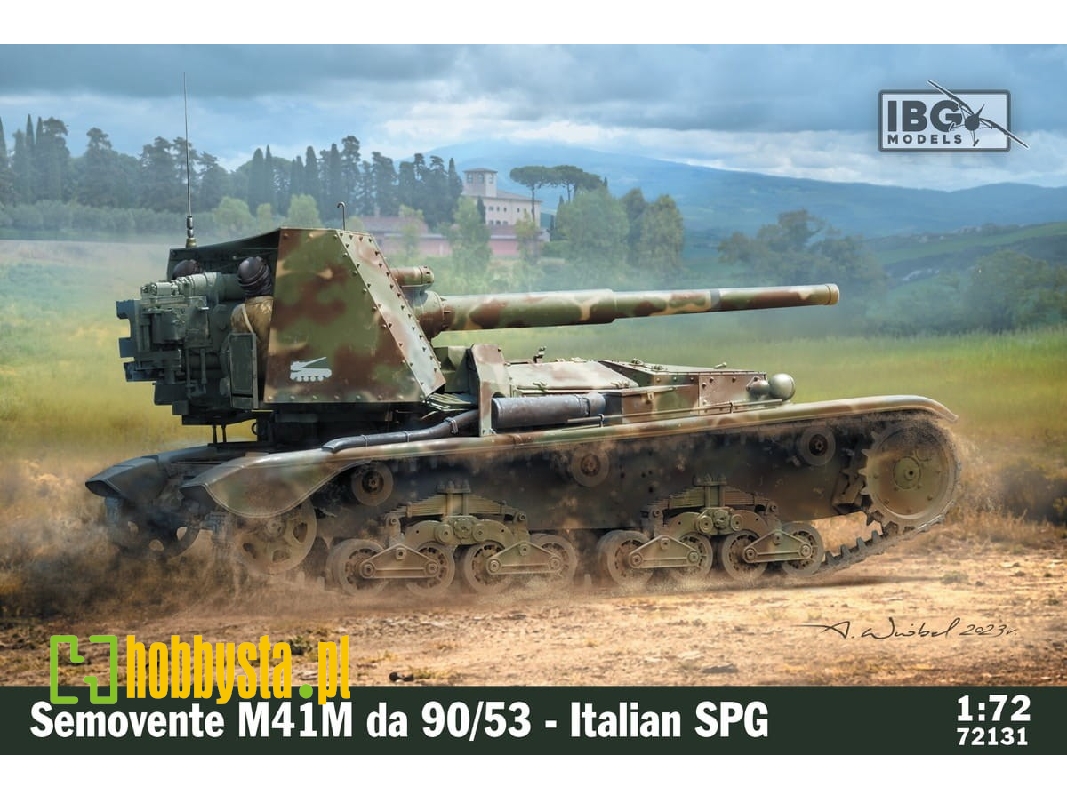 Semovente M41M Da 90/53 włoskie działo samobieżne - zdjęcie 1