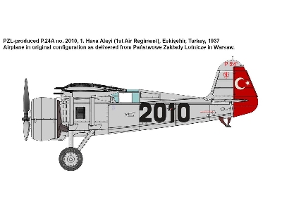 PZL P.24A/F Fighter in Turkish Service - zdjęcie 4