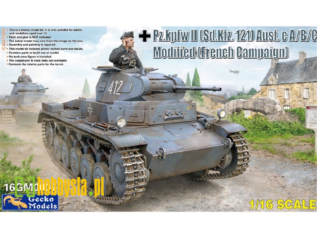 Pz.Kpfw. Ii Ausf.C Modified (French Campaign) - zdjęcie 1 Pz.Kpfw. Ii Ausf.C Modified (French Campaign) - zdjęcie 1