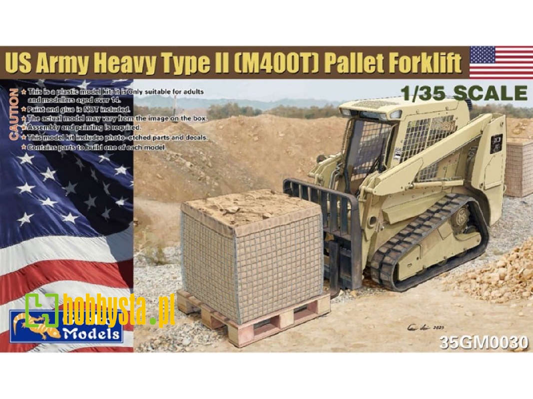 Us Army Heavy Type Ii (M400t) Pallet Forklift - zdjęcie 1