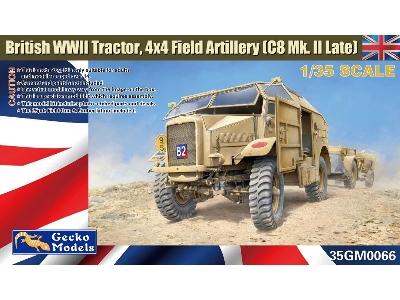 British Wwii Tractor, 4x4 Field Artillery (Morris C8 Mk. Ii Late) - zdjęcie 1