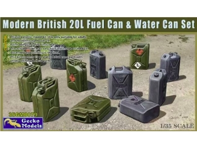 Modern British 20l Fuel Can And Water Can Set - zdjęcie 1