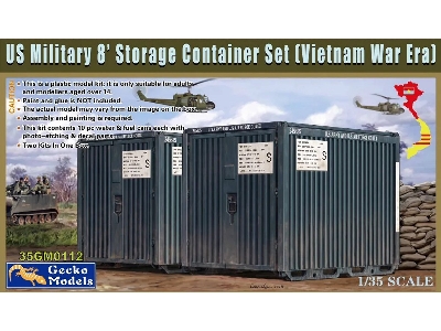 Us Military 8's Storage Container Set (Vietnam War Era) - zdjęcie 1