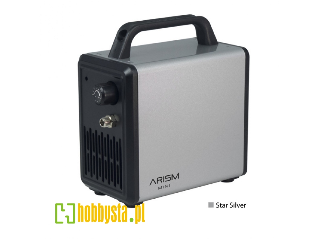Arism Mini 1mss - Mini Sprężarka Powietrza (Zawiera Star Silver I 2-metrowy Wąż) - zdjęcie 1 Arism Mini 1mss - Mini Sprężarka Powietrza (Zawiera Star Silver I 2-metrowy Wąż) - zdjęcie 1