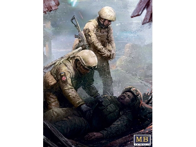 Russian-Ukrainian War series,&nbsp;Kit № 8. On the battlefield. Ukrainian&nbsp;military medics - zdjęcie 1