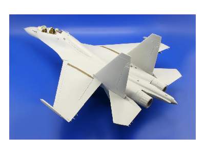  Su-27UB Flanker C exterior 1/32 - Trumpeter - blaszki - zdjęcie 5