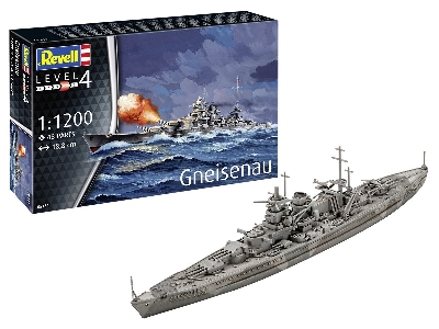 Battleship Gneisenau - zestaw podarunkowy - zdjęcie 1