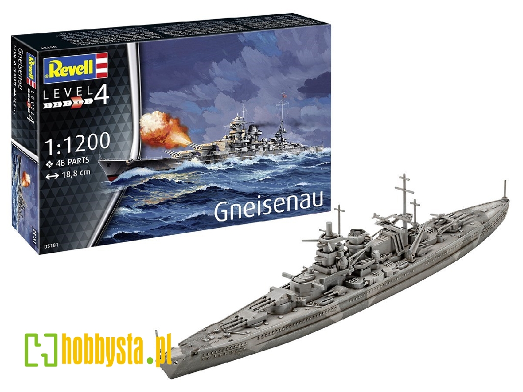 Battleship Gneisenau - zestaw podarunkowy - zdjęcie 1 Battleship Gneisenau - zestaw podarunkowy - zdjęcie 1