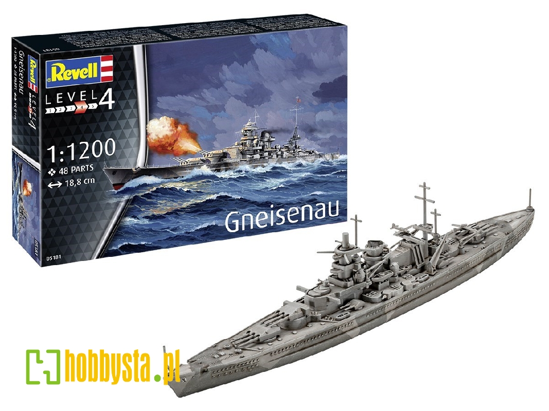 Battleship Gneisenau - zestaw podarunkowy - zdjęcie 1