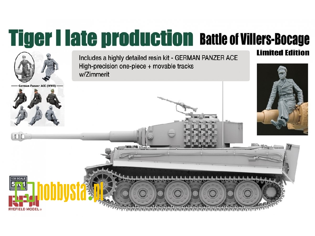 Tiger I późny - Bitwa o Villers-Bocage - Edycja limitowana - zdjęcie 1