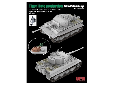 Tiger I późny - Bitwa o Villers-Bocage - Edycja limitowana - zdjęcie 3