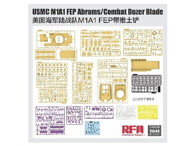 USMC M1A1 FEP Abrams z lemieszem - zdjęcie 2