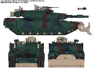 USMC M1A1 FEP Abrams z lemieszem - zdjęcie 5