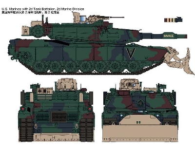 USMC M1A1 FEP Abrams z lemieszem - zdjęcie 6