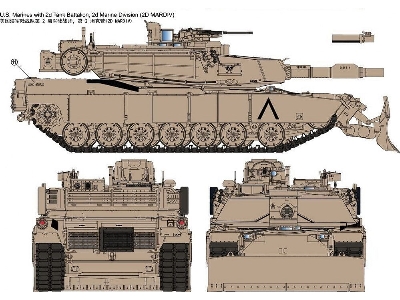 USMC M1A1 FEP Abrams z lemieszem - zdjęcie 8