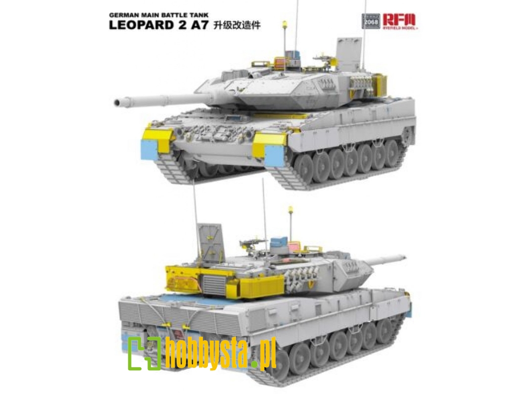 Upgrade Set For German Main Battle Tank Leopard 2 A7 (Rfm-5108) - zdjęcie 1 Upgrade Set For German Main Battle Tank Leopard 2 A7 (Rfm-5108) - zdjęcie 1