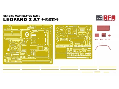 Upgrade Set For German Main Battle Tank Leopard 2 A7 (Rfm-5108) - zdjęcie 2