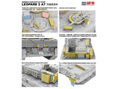 Upgrade Set For German Main Battle Tank Leopard 2 A7 (Rfm-5108) - zdjęcie 4