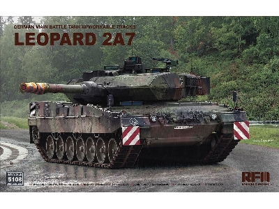 German Main Battle Tank Leopard 2a7 With Workable Tracks - zdjęcie 1