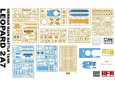 German Main Battle Tank Leopard 2a7 With Workable Tracks - zdjęcie 3