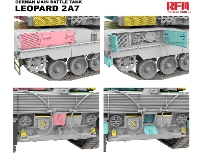 German Main Battle Tank Leopard 2a7 With Workable Tracks - zdjęcie 7