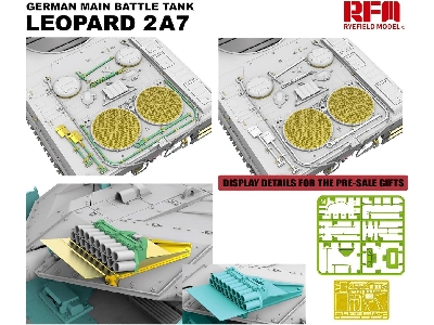 German Main Battle Tank Leopard 2a7 With Workable Tracks - zdjęcie 9