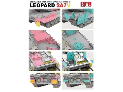 German Main Battle Tank Leopard 2a7v With Workable Tracks - zdjęcie 5