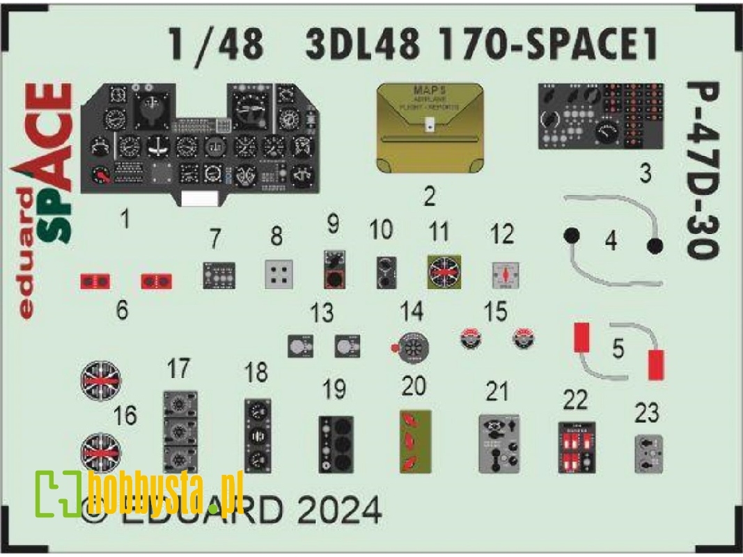 P-47D-30 SPACE 1/48 - MINIART - zdjęcie 1