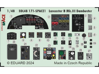 Lancaster B Mk. III Dambuster SPACE 1/48 - HONG KONG MODELS - zdjęcie 1