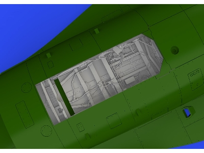 F-16C wheel bays early PRINT 1/48 - KINETIC MODEL - zdjęcie 10