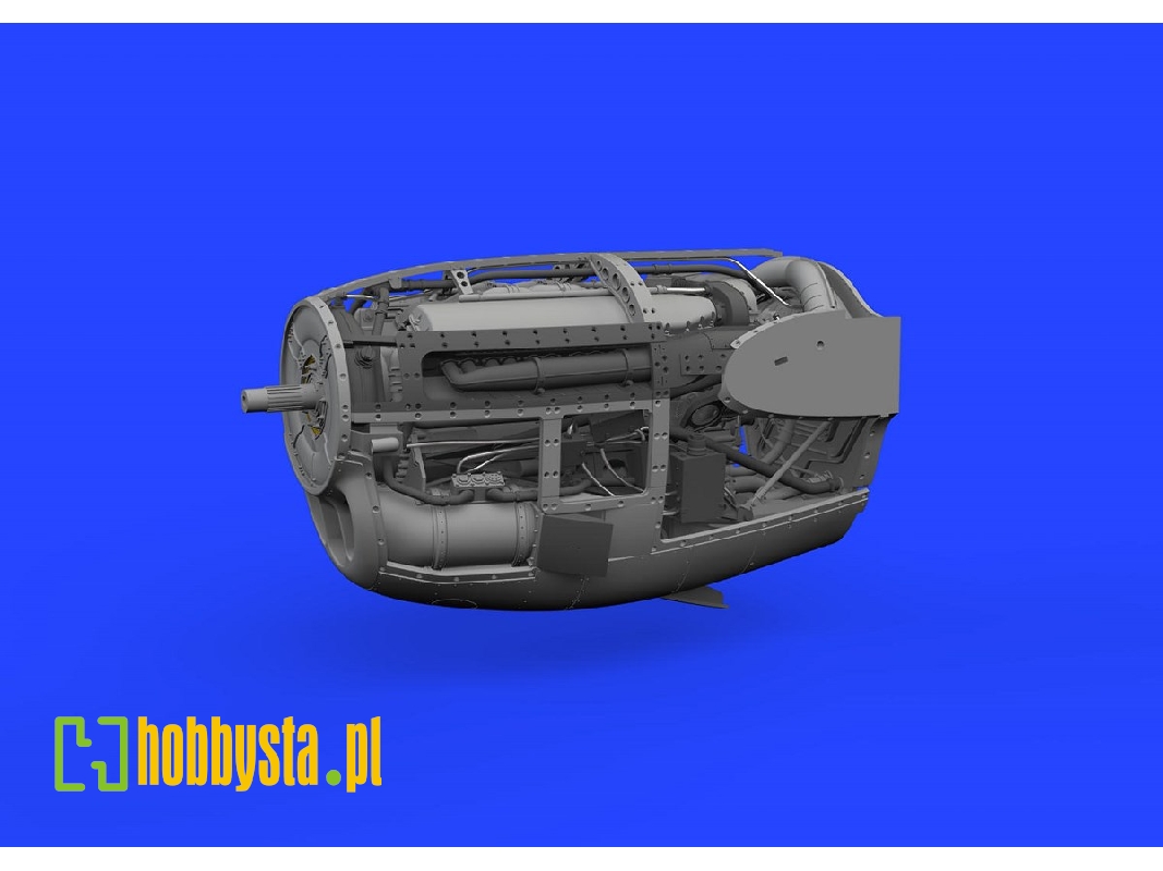 P-38J right engine PRINT 1/48 - TAMIYA - zdjęcie 1