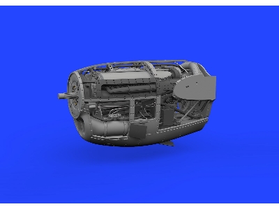 P-38J right engine PRINT 1/48 - TAMIYA - zdjęcie 4