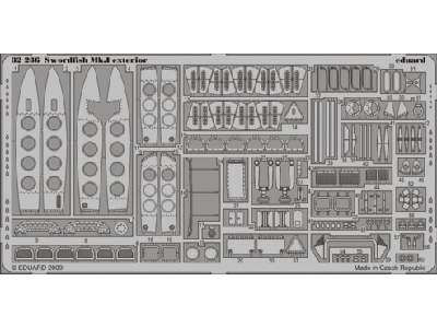  Swordfish Mk. I exterior 1/32 - Trumpeter - blaszki - zdjęcie 1