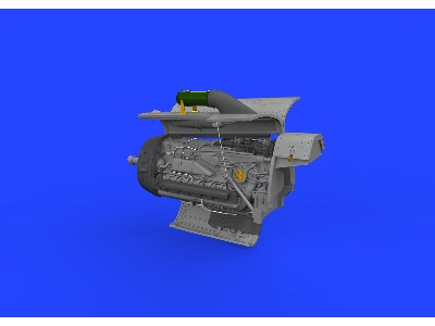 Bf 109G-2/ G-4 engine PRINT 1/72 - EDUARD - zdjęcie 3