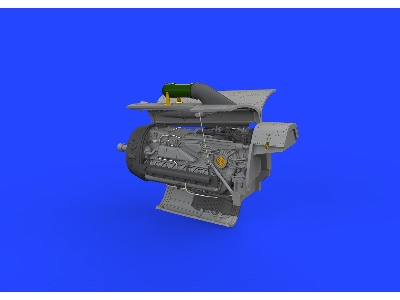 Bf 109G-2/ G-4 engine PRINT 1/72 - EDUARD - zdjęcie 7