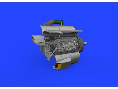 Bf 109G-2/ G-4 engine PRINT 1/72 - EDUARD - zdjęcie 8