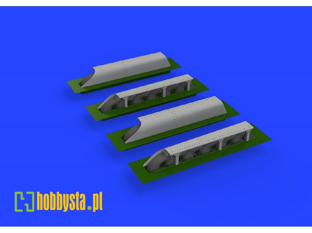 Me 410 exhaust stacks PRINT 1/72 - AIRFIX - zdjęcie 1