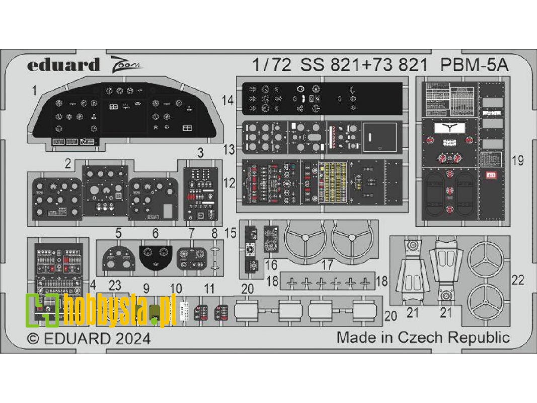 PBM-5A interior 1/72 - ACADEMY - zdjęcie 1 PBM-5A interior 1/72 - ACADEMY - zdjęcie 1