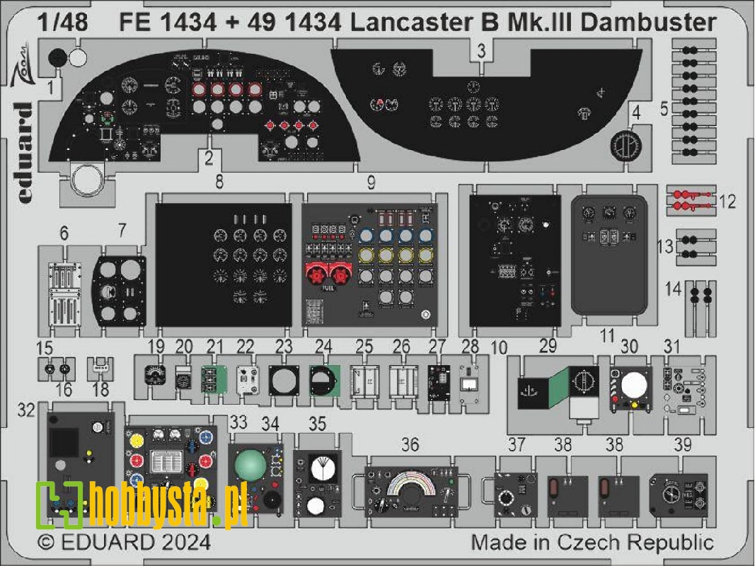 Lancaster B Mk. III Dambuster 1/48 - HONG KONG MODELS - zdjęcie 1