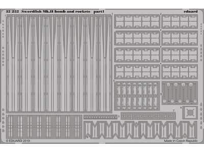  Swordfish Mk. II  bombs and rockets 1/32 - Trumpeter - blaszki - zdjęcie 1