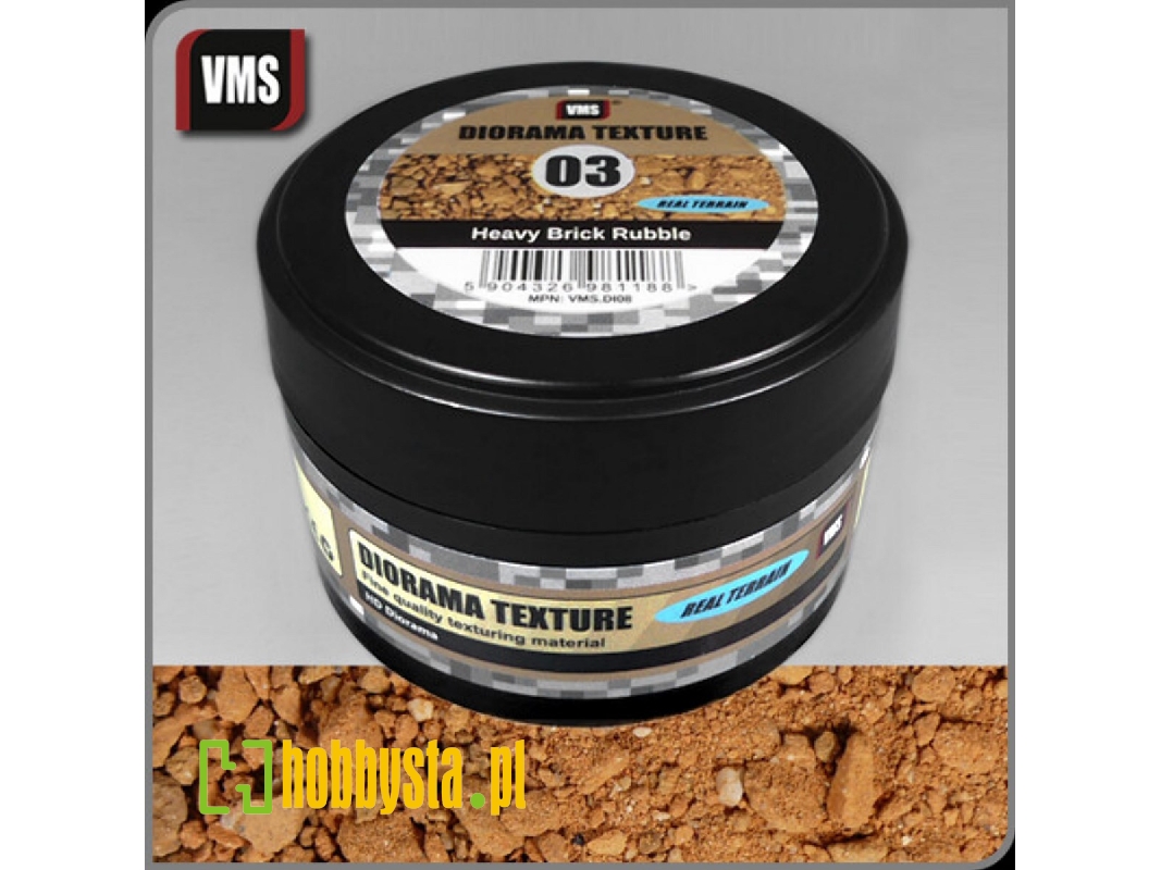 Diorama Texture No. 3 Heavy Brick Rubble (100ml) - zdjęcie 1 Diorama Texture No. 3 Heavy Brick Rubble (100ml) - zdjęcie 1