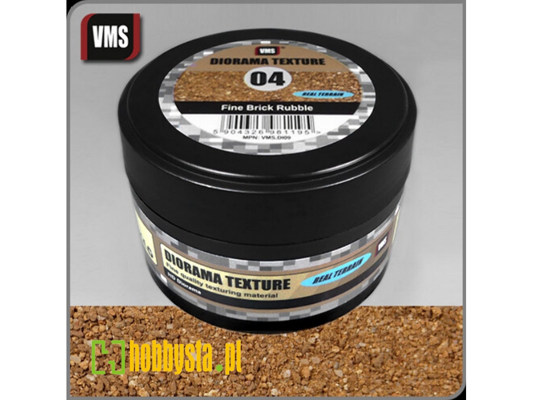 Diorama Texture No. 4 Fine Brick Rubble (100ml) - zdjęcie 1 Diorama Texture No. 4 Fine Brick Rubble (100ml) - zdjęcie 1