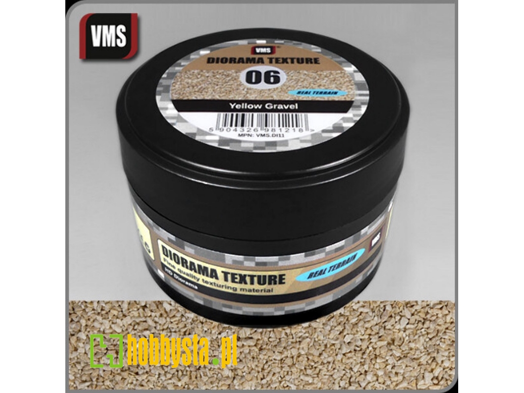 Diorama Texture No. 6 Yellow Gravel (100ml) - zdjęcie 1 Diorama Texture No. 6 Yellow Gravel (100ml) - zdjęcie 1