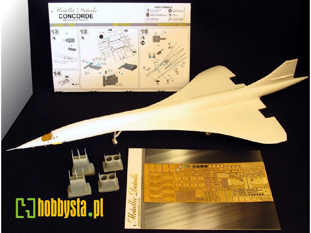 Aerospatiale Concorde Set (For Revell Kits) - zdjęcie 1