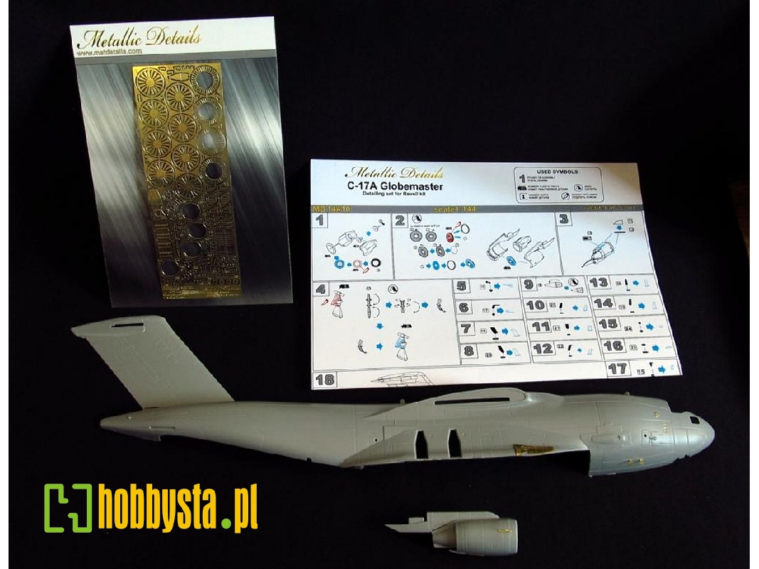 Boeing C-17a Globemaster (Designed To Be Used With Revell Kits) - zdjęcie 1 Boeing C-17a Globemaster (Designed To Be Used With Revell Kits) - zdjęcie 1
