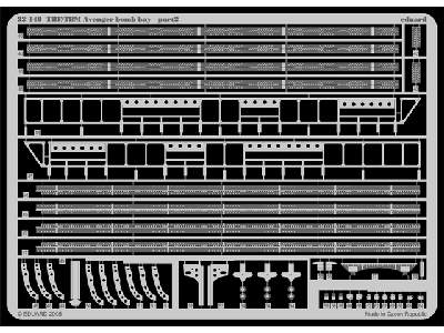  TBF/ TBM bomb bay 1/32 - Trumpeter - blaszki - zdjęcie 3