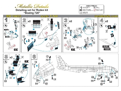 Boeing 720 (Designed To Be Used With Roden Kits) - zdjęcie 8