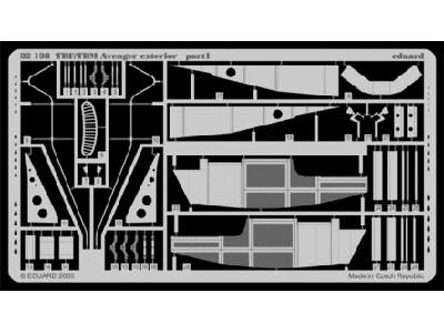  TBF/ TBM exterior 1/32 - Trumpeter - blaszki - zdjęcie 1