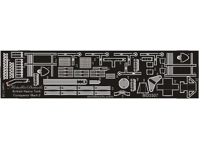 Conqueror British Heavy Tank Detailing Set (Designed To Be Used With Dragon Kits) - zdjęcie 7